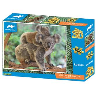 Puzzle 3D – Koale 500 kom 61x46cm Animal Planet